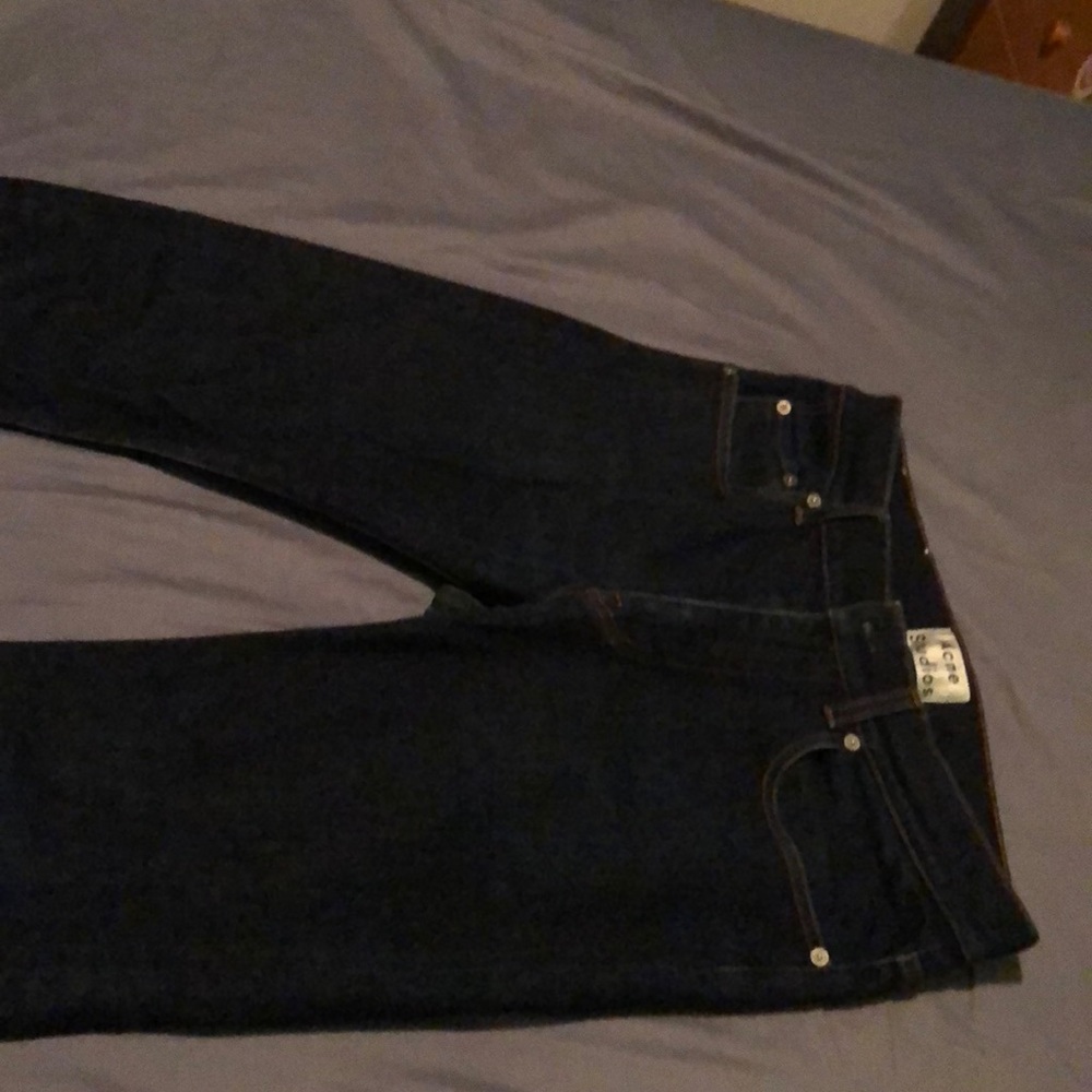 used Acne Studios 32W/30L dark indigo jeans